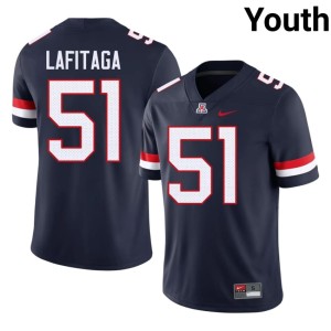 UA Wildcats Navy College Football 2026 Kaisi Lafitaga #51 Youth Jerseys 583883-426