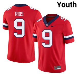 Cats Youth Embroidery #9 College Football Red Oscar Rios Jersey 991078-511