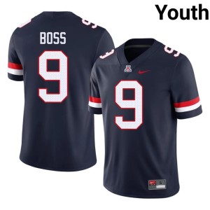UA College Football Alumni Navy #9 Youth Tyrese Boss Jerseys 981378-235