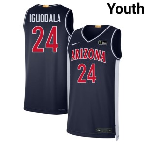 Arizona Youth Retro Navy Andre Iguodala #24 Official Jerseys 269835-945