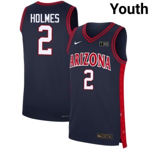 UA Wildcats Limited Youth Alternate #2 Cameron Holmes Navy Jersey 507330-798