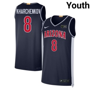 Cats #8 Youth Ivan Kharchenkov Retro Navy Replica Jerseys 803467-461