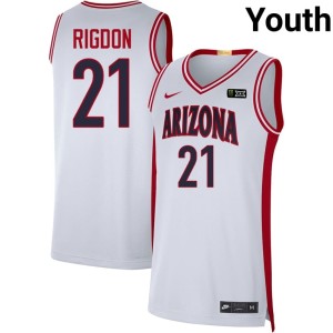 Cats White Youth #21 Joaquin Rigdon Game College Basketball Jersey 461223-266