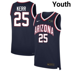 Arizona Steve Kerr Navy #25 Youth College Basketball Embroidery Jerseys 563202-535